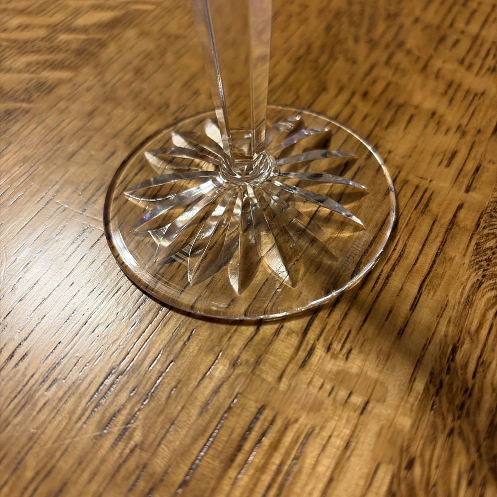 1 Vintage Waterford Cut Crystal 7 3/8" Hock / Balloon Wine Glasses LISMORE - Picture 3 of 7